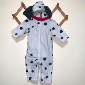 Gymboree White and Black Dalmatian One Piece